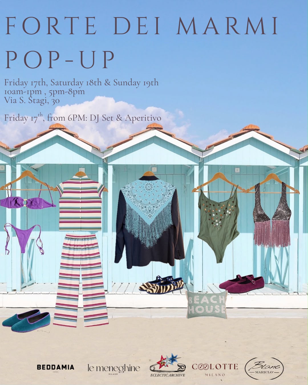Pop up a Forte dei Marmi